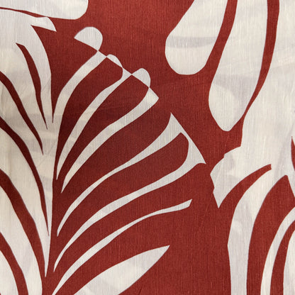 Organza Poly Satin Terracotta Palm - GT 2054
