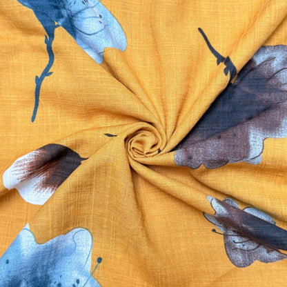 Cotton Slub Printed Golden Drift - GT 2158