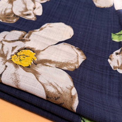 Cotton Slub Printed Velour Botanica - GT 2157
