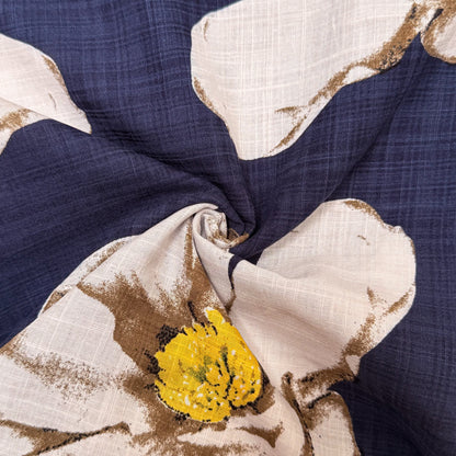 Cotton Slub Printed Velour Botanica - GT 2157