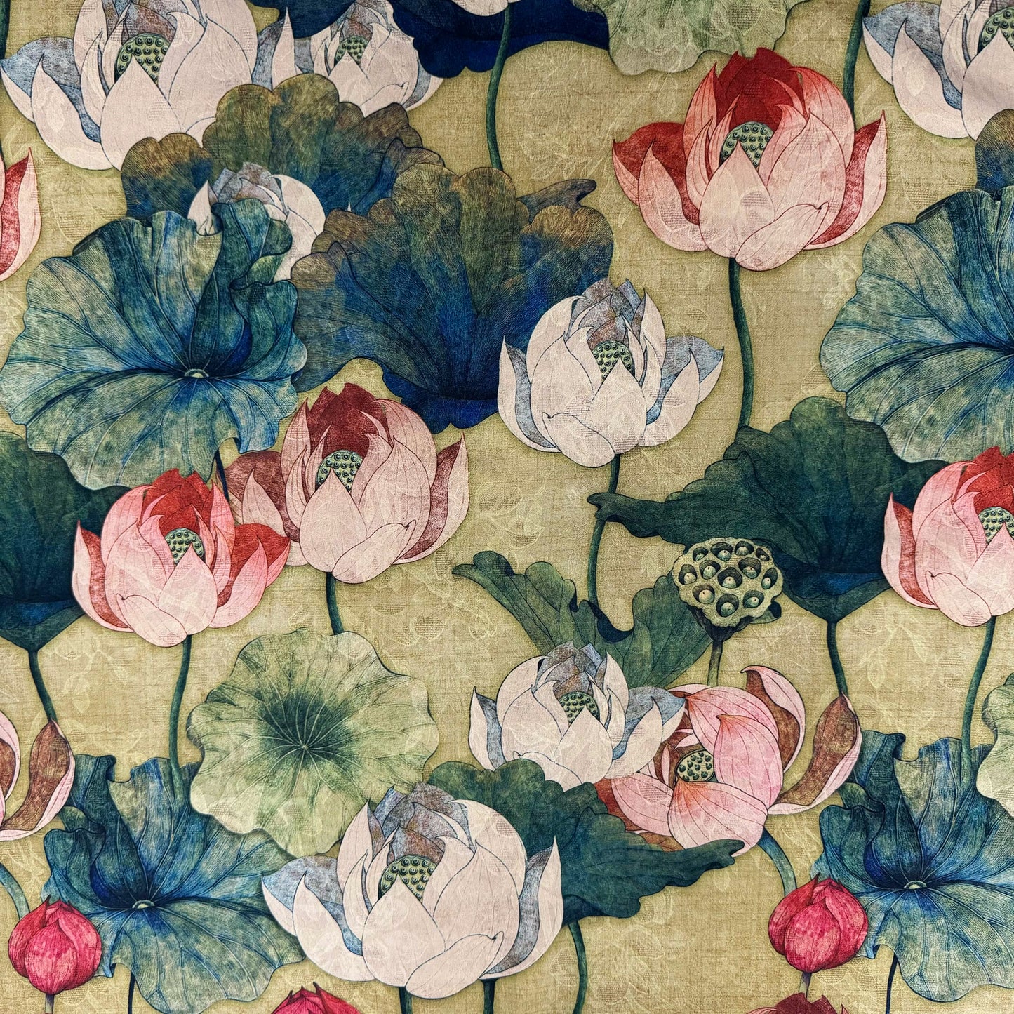 Chiffon Satin Serene Lotus - CLP 372