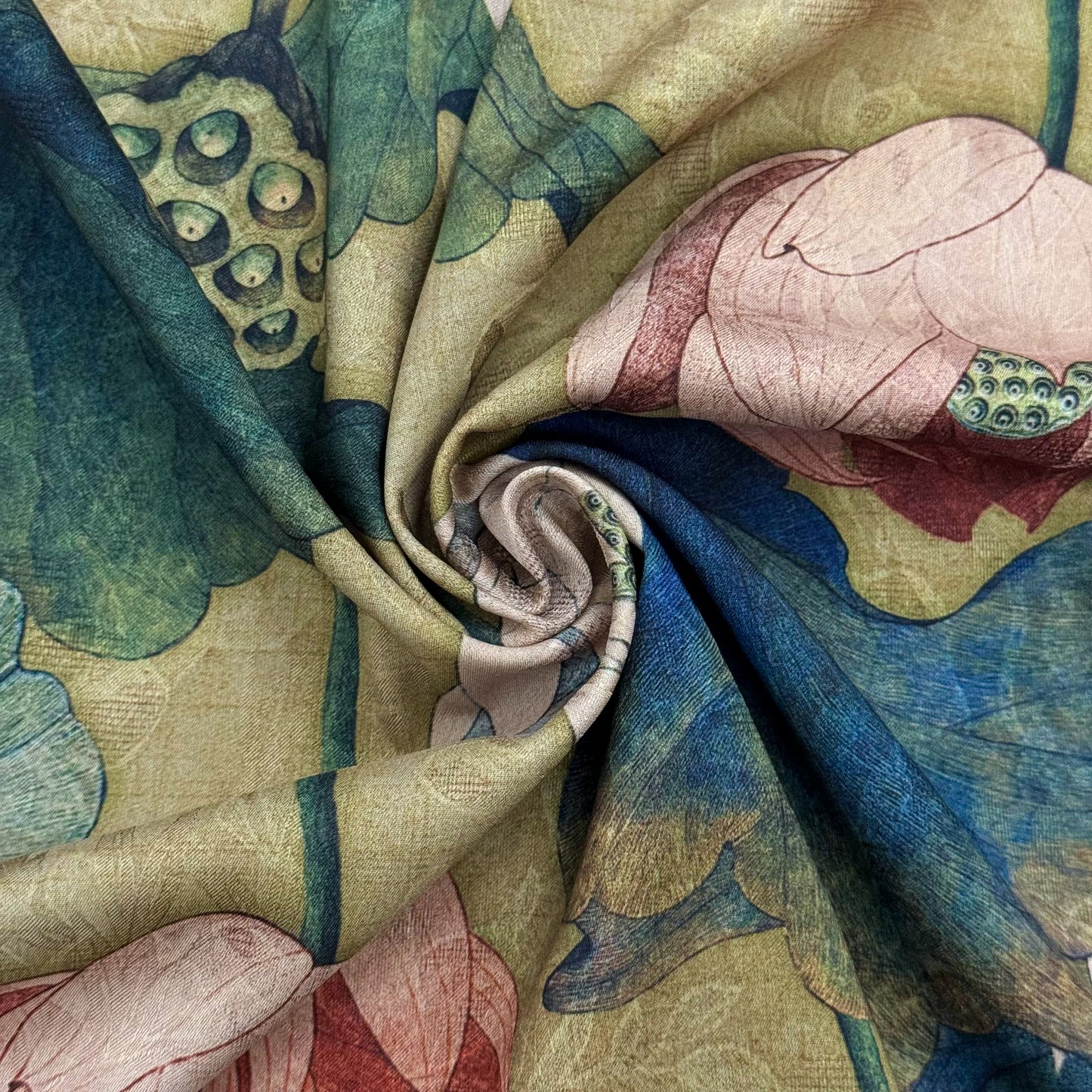 Chiffon Satin Serene Lotus - CLP 372