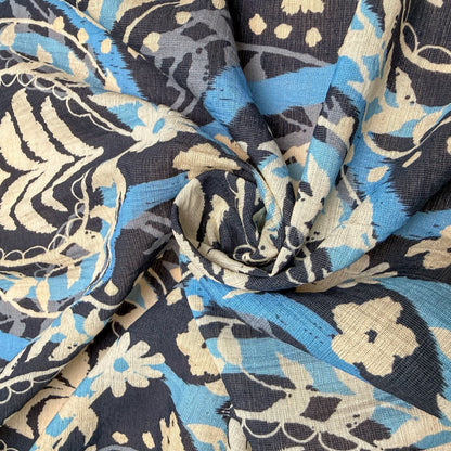 Linen Cotton Blend Sapphire Arc - GT 2113