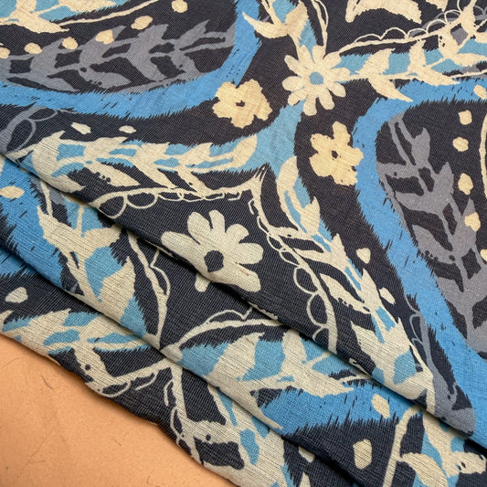 Linen Cotton Blend Sapphire Arc - GT 2113