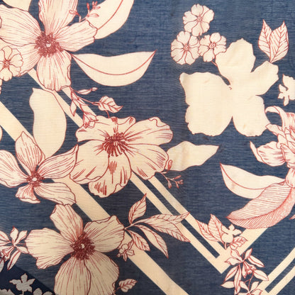 100% Chiffon Slub Moonlit Courtyard - GT 2052