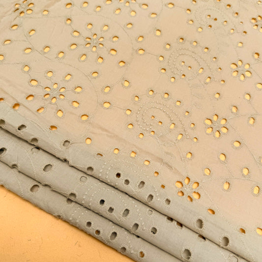 Cotton Eyelet Embroidery Dune - GT 2247