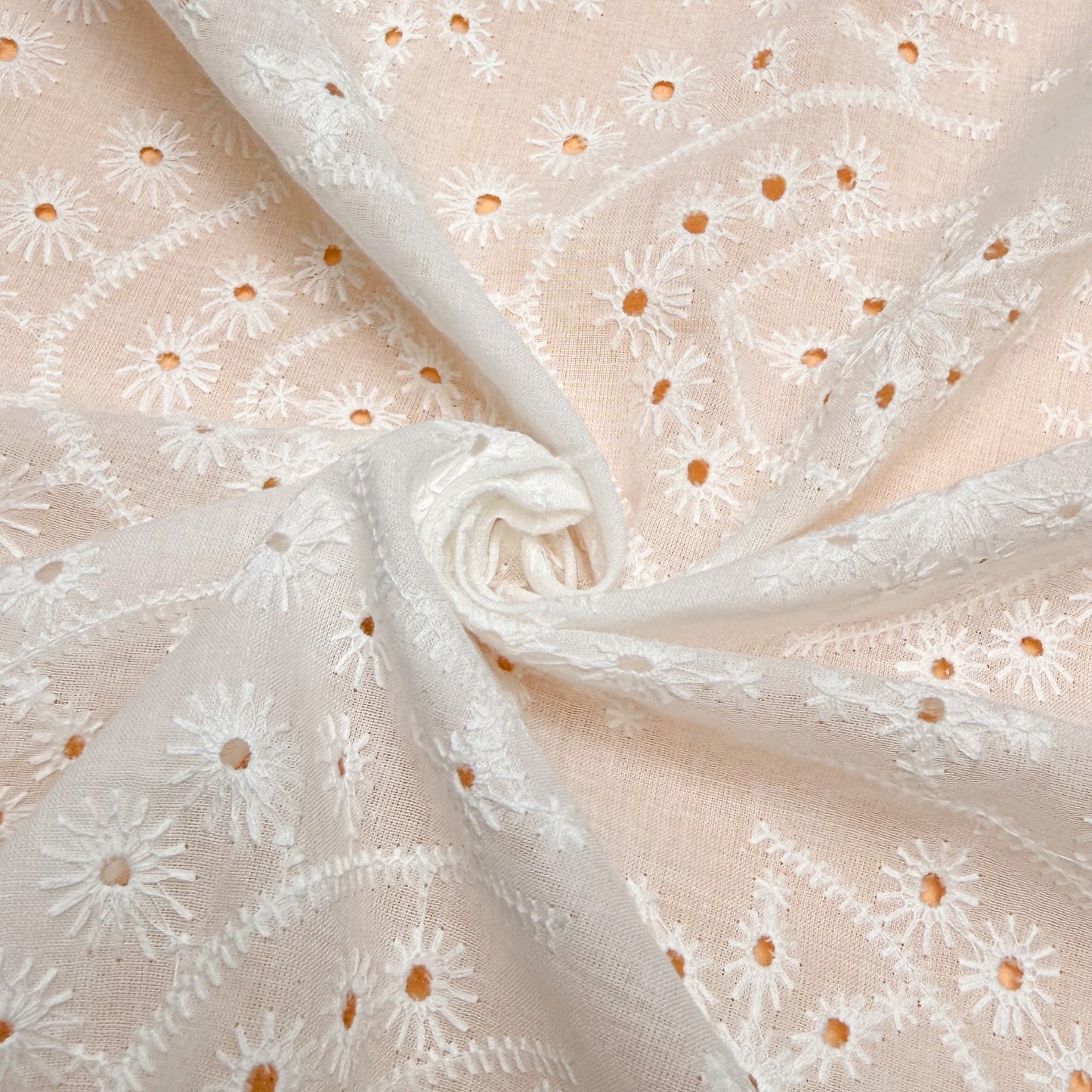 Cotton Eyelet Embossed Halo  - GT 2091