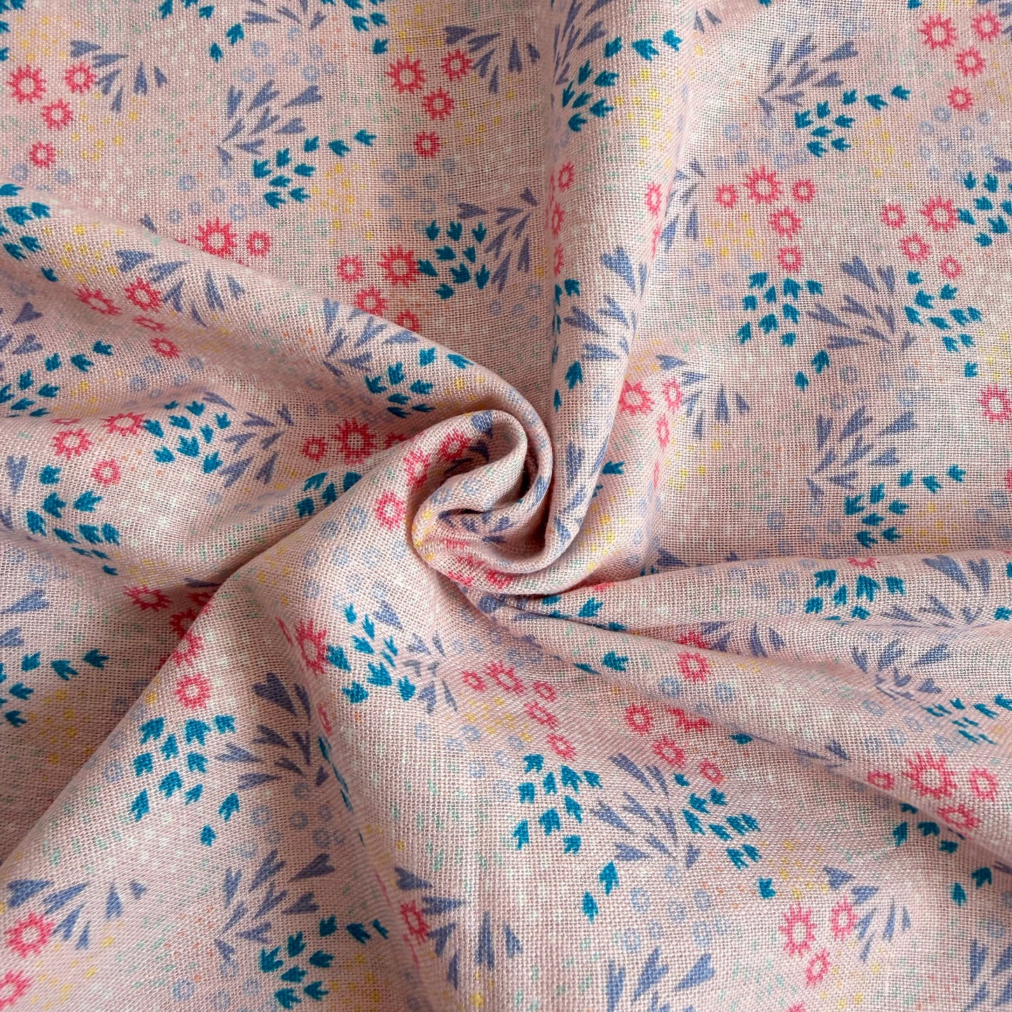 Linen Cotton Blend Petit Bouquet - GT 2287