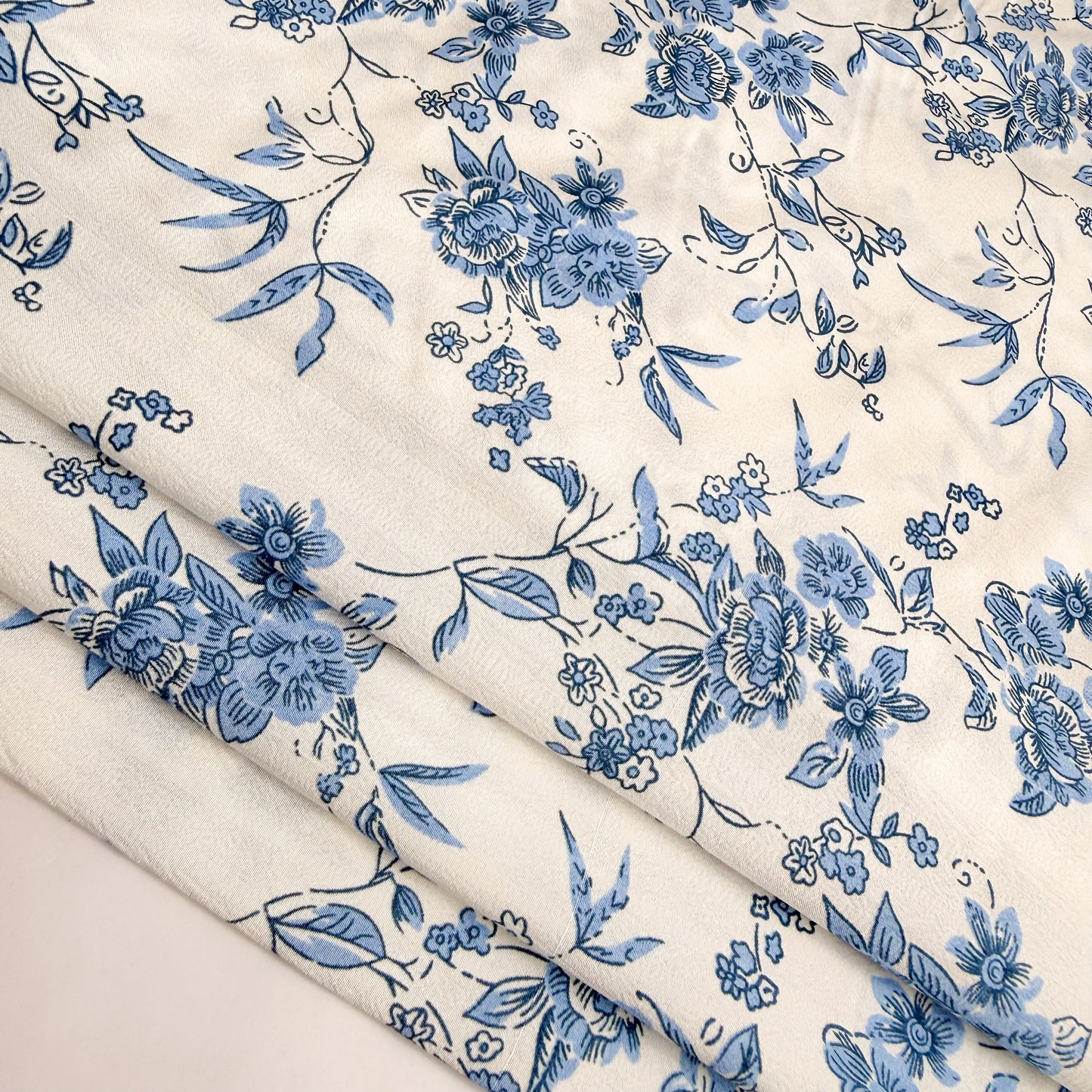Cotton Dobby Bleu Porcelain - GT 2285