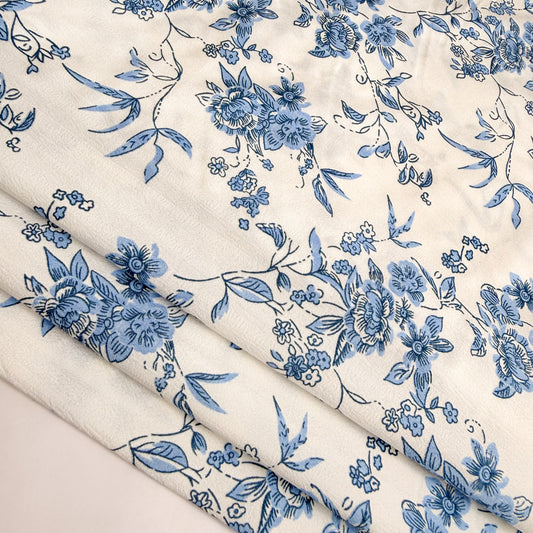Cotton Dobby Bleu Porcelain - GT 2285