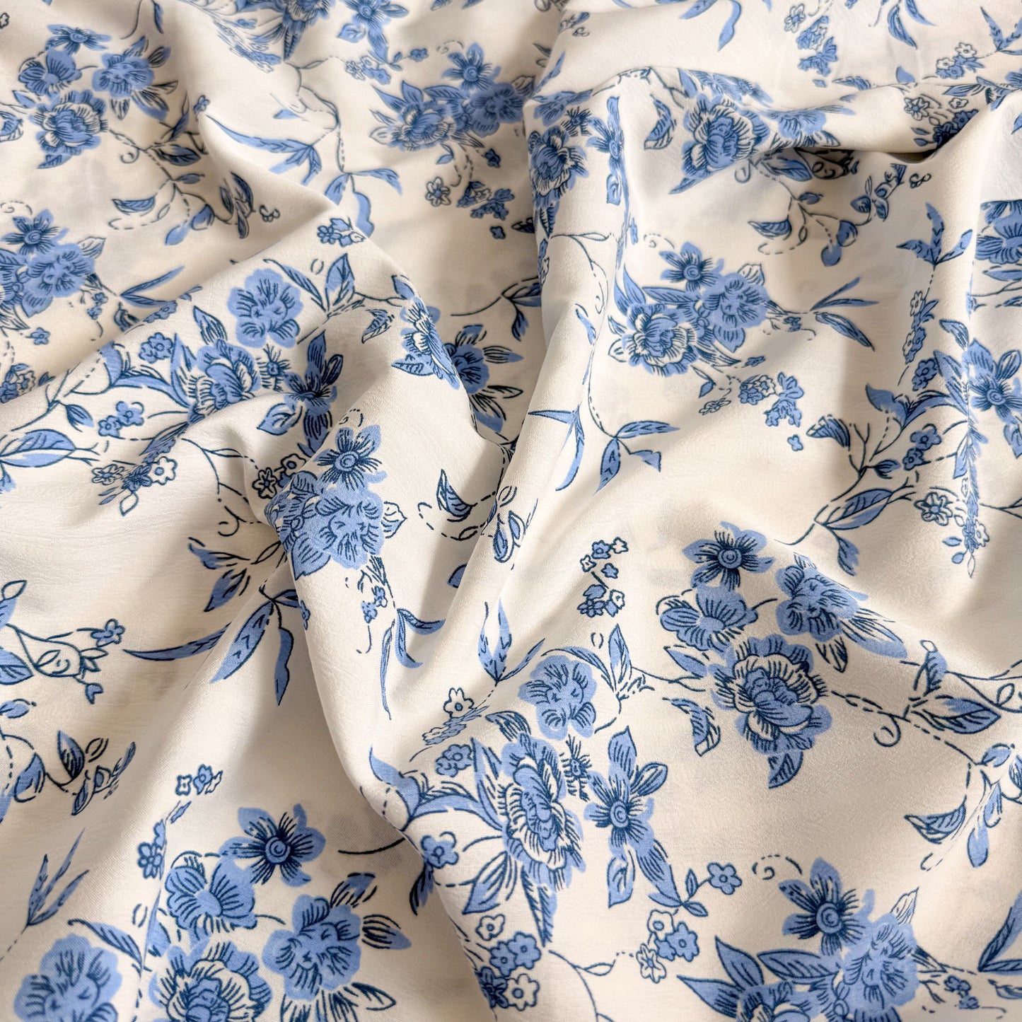 Cotton Dobby Bleu Porcelain - GT 2285