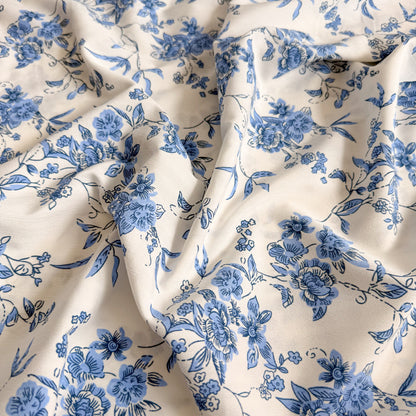 Cotton Dobby Bleu Porcelain - GT 2285