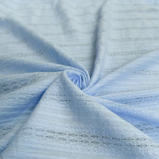 Soft Cotton Jacquard Azure Grace - CLP L05