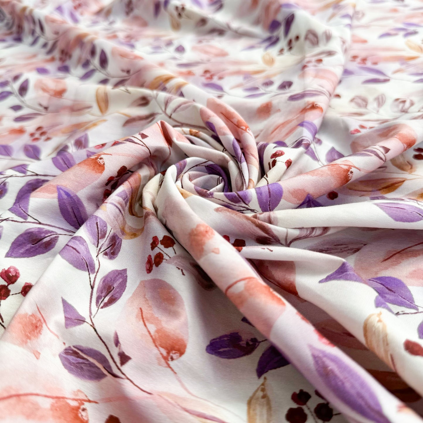 100% Cotton Whispering Leaves - CLP 112