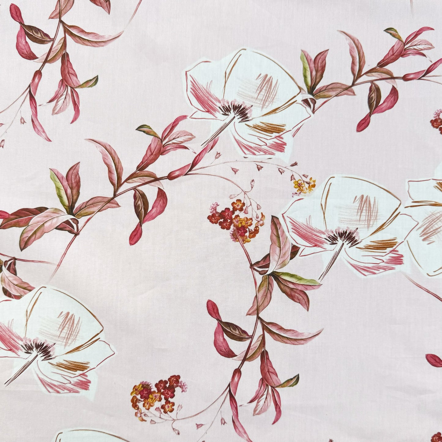 100% Cotton Blushing Petals - CLP 109